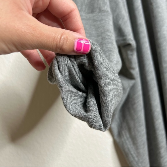 NWT Free People - We The Free Turtle Neck Tunic Top heather grey medium - Picture 8 of 14